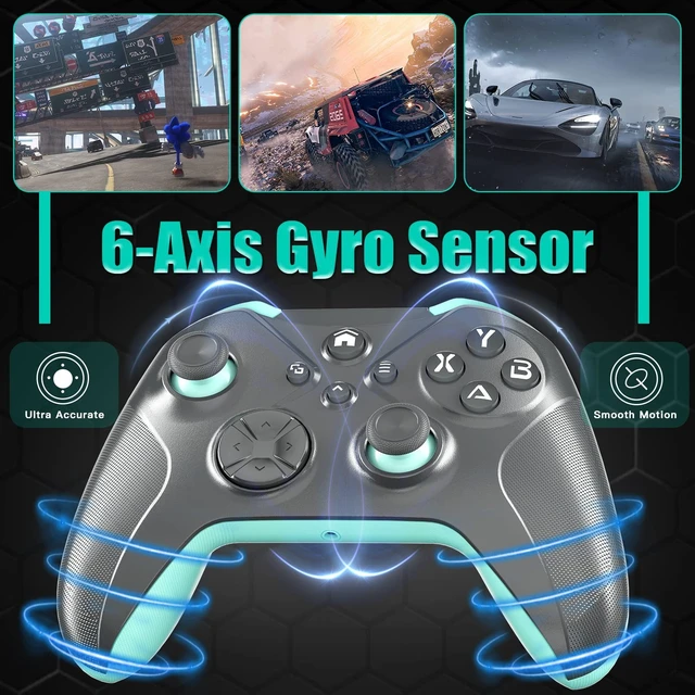 Alt view image 3 of 5 - Xexvyrin Wireless for X-Box Controller, Compatible with X-Box One X^^S, Series PC, Special Edition Custom Controller 6-Axis Motion Control/3.5mm Audio Jack/Dual Vibration/Macro Function/Turbo