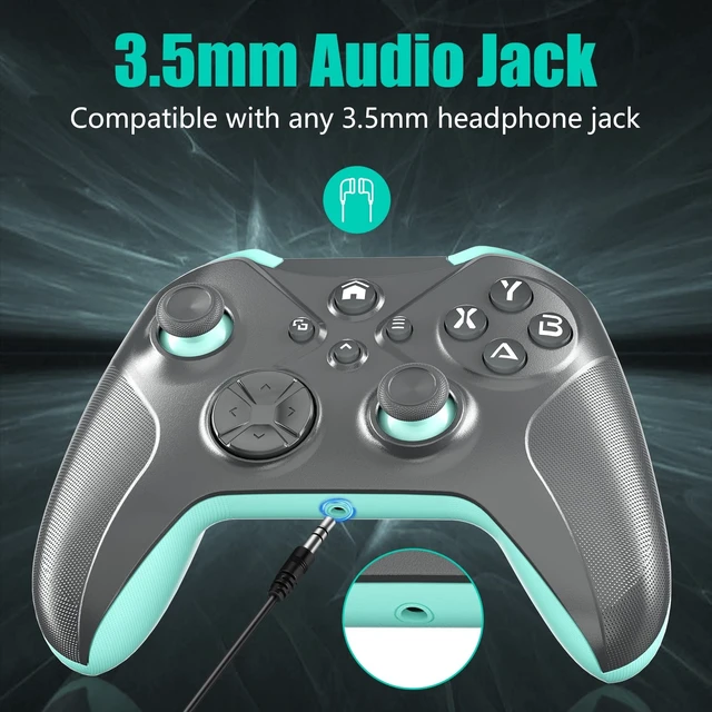 Alt view image 4 of 5 - Xexvyrin Wireless for X-Box Controller, Compatible with X-Box One X^^S, Series PC, Special Edition Custom Controller 6-Axis Motion Control/3.5mm Audio Jack/Dual Vibration/Macro Function/Turbo