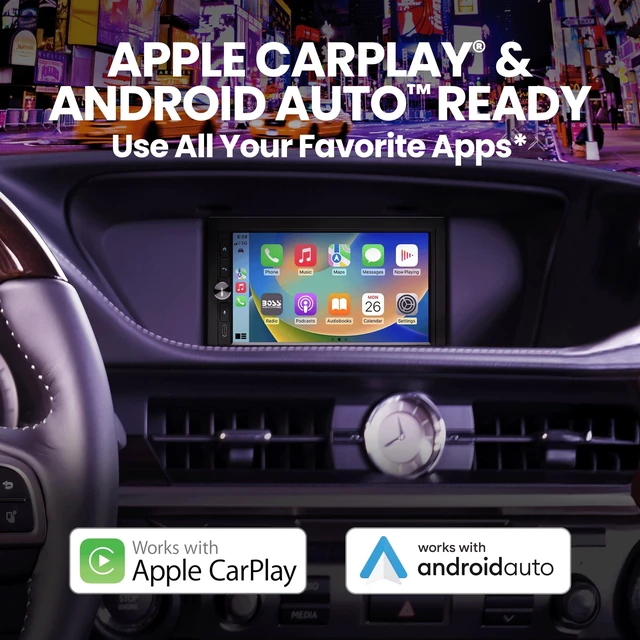 Alt view image 2 of 5 - BOSS Audio Systems BVB9358RC CarPlay Android Car Stereo, 7 Inch Touchscreen