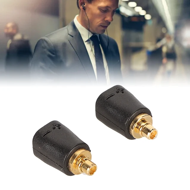 Alt view image 2 of 4 - MMCX Cable Adapter to 0.78mm Female Work for MMCX Cable Connected to for IE300 IE600 IE900 for N30 N40 N5005 Headphones Connector (Black)
