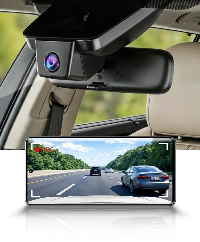 Main image of Fitcamx 4K Dash Cam Suitable for Toyota Highlander 2020-2026 & Hybrid (4th Gen/UX70), OEM Factory Look, UHD 2160P Video, Built-in WiFi & APP, Loop Recording, Gravity Sensor, Easy to Install, 64GB Card
