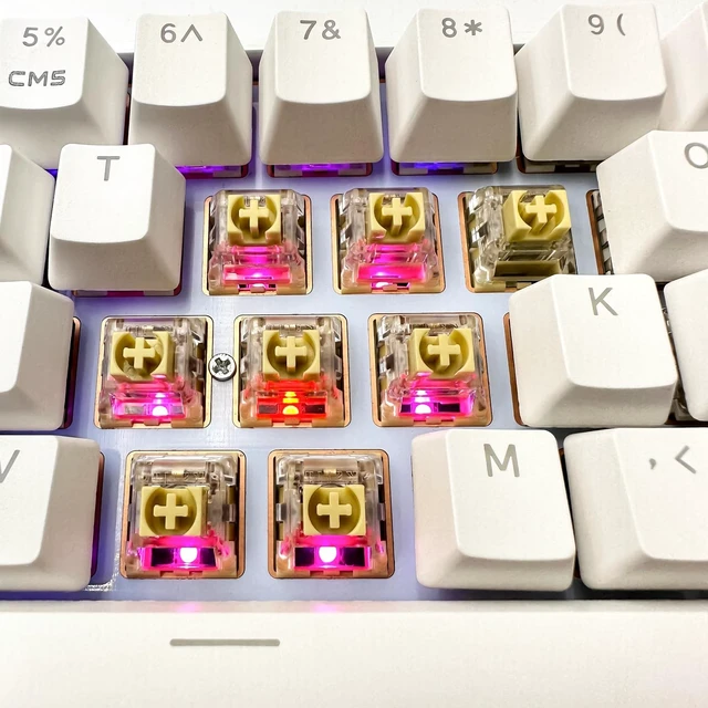 Alt view image 4 of 5 - Kailh Midnight PRO Switches for Mechanical Gaming Keyboard,5-pin/40gf Tactile/Silent Switches(Midnight Tactile,108Pcs)