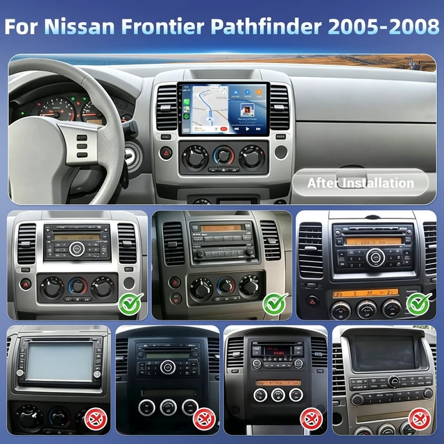 Alt view image 2 of 5 - 4Core+64G Android Car Radio for Nissan Frontier Pathfinder 2005-2008