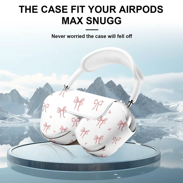 Alt view image 3 of 5 - Maxjoy for Apple Airpods Max Smart Case Cover, Soft PU Leather Protective Cover Accessories for Airpod Max with Sleep Mode, Anti-Dust Travel Carrying Case for Airpods Pro Max Headphones