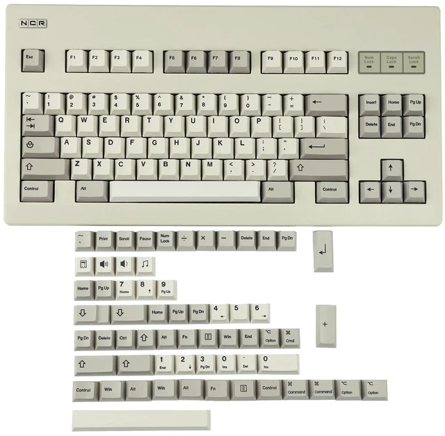 Main image of YMDK 143 Shenpo Keycaps Cherry Profile Dye Sub Thick PBT Mac Keycap Set for ANSI 104 TKL GK61 96 75 GMMK NCR80 Mx Keyboard