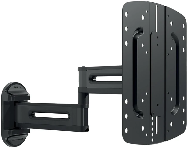 Main image of SANUS Height Adjustable Full Motion TV Wall Mount for 19 to 43 TVs Raise or Lower TV 2 After Install Maximizes Compatibility with Your Setup 3 Step DIY w/Smooth Extension, Tilt & Swivel