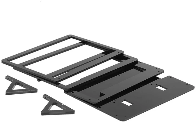 Alt view image 2 of 5 - gernie Screen Case for Raspberry Pi 7 Inch Monitor Case Holder Case Plastic Bracket for Stable, 7 Inch Touch Screen with Case Single Board Computers (Plastic Bracket Shell), gerniemir3qc54sz-01