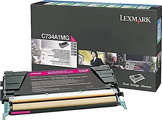 Alt view image 2 of 2 - LEXC734A1MG - Lexmark C734A1MG Toner