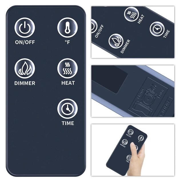 Alt view image 3 of 5 - RYQIF Remote Control for Titan Flame EF-30B EF-30BF EF-30B EF-30A