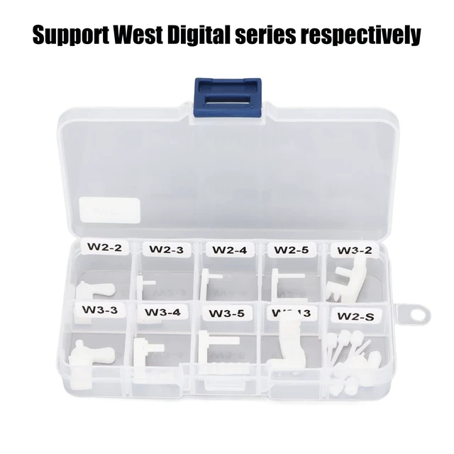 Alt view image 2 of 5 - Dpofirs WD20SDZW Hard Drive Combs for 800065/800067, Replacement Tool Head Comb Set for Digital Series W2S, Ultra-Thin Disk Opening W2S Head Replacement Tool