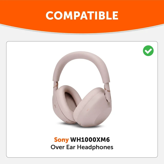Alt view image 2 of 5 - WC PadZ XM6 XL - Extra Large Ear Pads for Sony WH-1000XM6