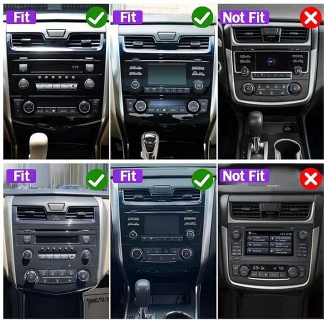 Alt view image 2 of 5 - Slakerbe Android 13 Double Din Car Stereo for Nissan Altima 2013-2015