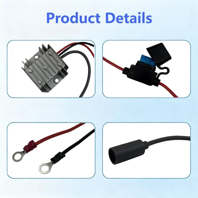 Alt view image 5 of 5 - MZSZYH Starlink Mini Booster 12V-24V to 48V 1.5A Power Adapter, Female