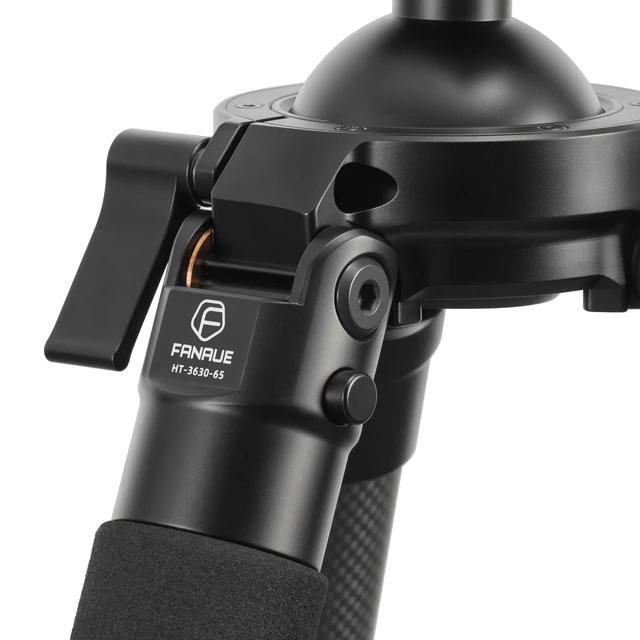 Alt view image 5 of 5 - FANAUE HT-3630-65 Carbon Fiber Tripod with 65mm Ball Head 360 Rotation, ARCA-Swiss Quick Release 30KG Load, Lightweight & Heavy Duty,Photography, Hunting & Outdoor Activities
