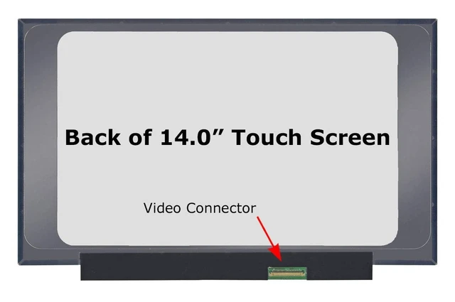 Alt view image 2 of 5 - SCREENARAMA New Touch Screen Replacement for NT140WHM-T00 Chromebook
