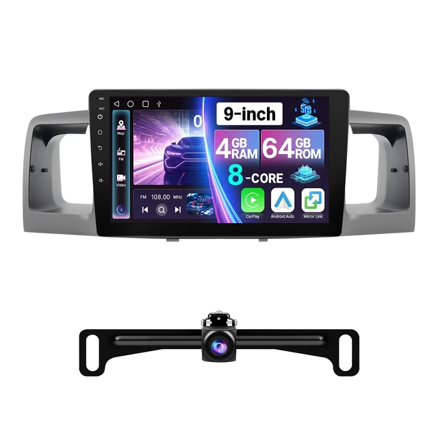 Main image of KuTaiTai 4G+64G Car Radio for Toyota Corolla 2003 2004 2005 2006 2007 2008