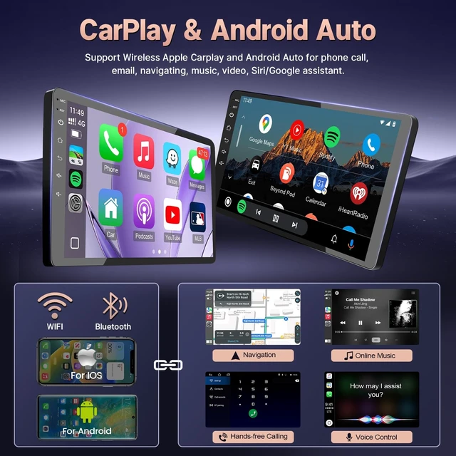 Alt view image 3 of 5 - KuTaiTai 4G+64G Car Radio for Toyota Corolla 2003 2004 2005 2006 2007 2008