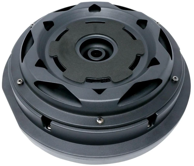 Alt view image 3 of 5 - Cerwin Vega VPSTX12 12" 600W Built- in Amplifier Powered Spare Tire Subwoofer Compact