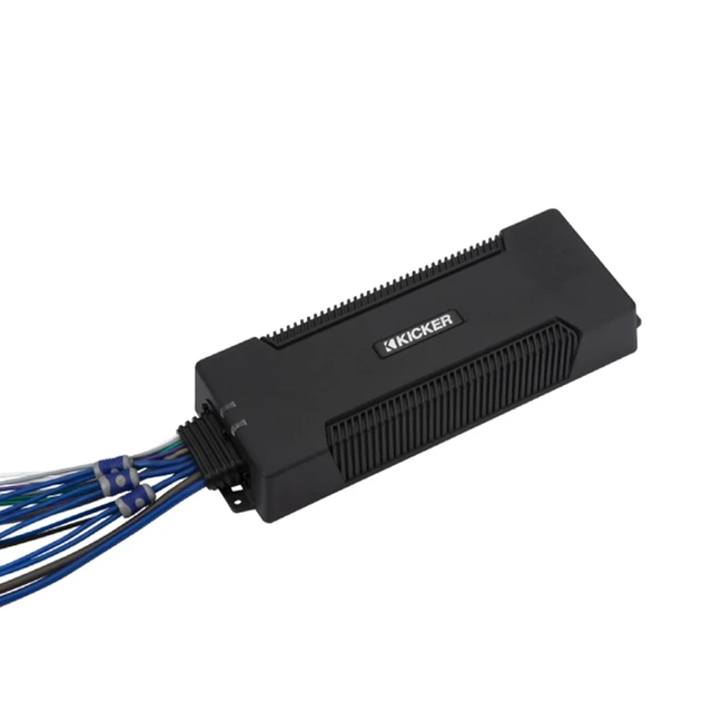 Alt view image 2 of 4 - Kicker 48PXA10005 Weatherproof Powersport Amplifier - 4x100-Watt 4-Channel Full-Range with 600-Watt Subwoofer Channel