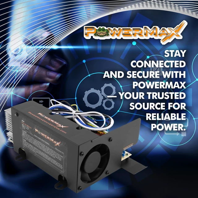 Alt view image 2 of 5 - PowerMax PM3-45-MBALK 35A Lower Tray RV Converter WFCO Replacement