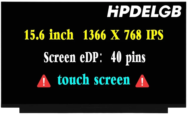 Main image of HPDELGB New Screen Replacement for HP 15-DY 15T-DY100 15T-DY200 15T-DY300 15-DY1755CL 15-DY1731MS 15-DY1751MS 15-DY1771MS 15-DY1023DX 15-DY0013DX L63566-001 L63569-001 LCD Touch Screen Display