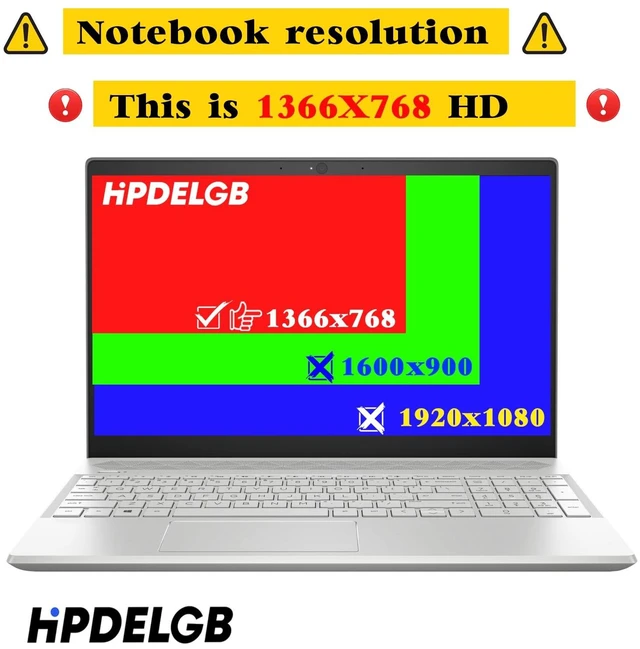 Alt view image 3 of 5 - HPDELGB New Screen Replacement for HP 15-DY 15T-DY100 15T-DY200 15T-DY300 15-DY1755CL 15-DY1731MS 15-DY1751MS 15-DY1771MS 15-DY1023DX 15-DY0013DX L63566-001 L63569-001 LCD Touch Screen Display