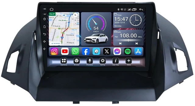 Main image of Fortdows Car Radio Stereo for Ford Escape 2013-2019 Carplay 2+64G Android