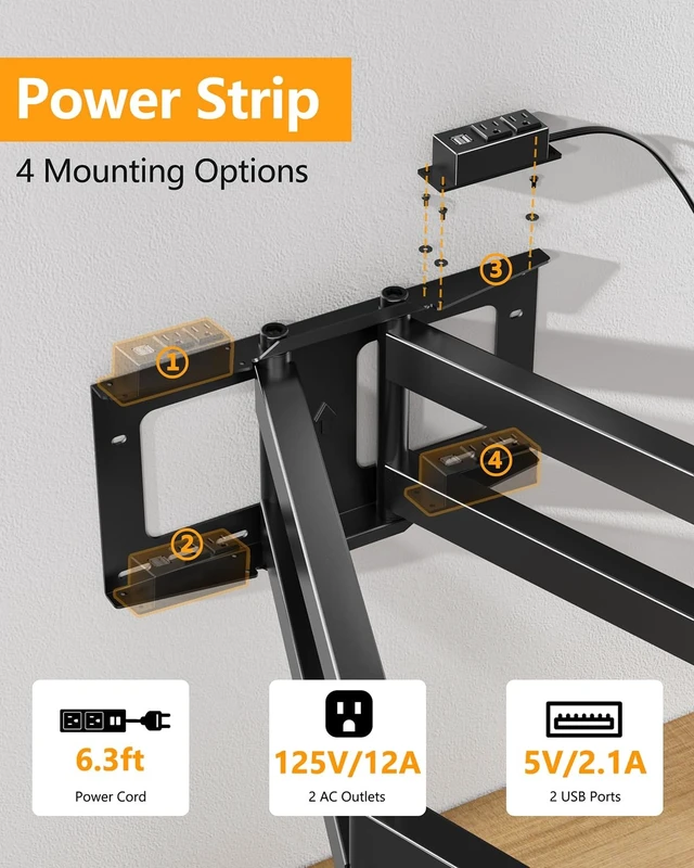 Alt view image 3 of 5 - FORGING MOUNT Long Arm TV Wall Mount Heavy Duty TV Mount for 50"-100" TVs