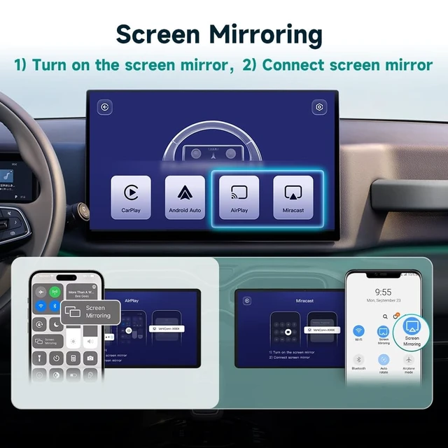 Alt view image 5 of 5 - Wireless CarPlay Adapter for iPhone & Android Phone
