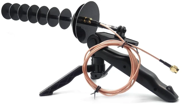 Alt view image 3 of 5 - 14dBi Yagi 2.4GHz WiFi Directional Antenna for Long-Range Signal Reception or Transmission; USB Wireless Network Card Adapter; FPV Toys; Portable