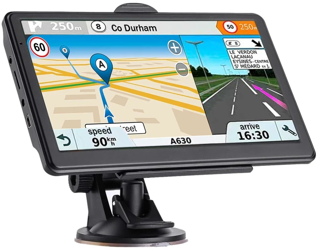 Main image of GPS Navigator for Car, 2026 Map 7 inch Touch Screen Car GPS 256-16GB,Voice Turn Direction Guidance, Support Speed and Red Light Warning, CA MX North America Lifetime map Free Update Truck