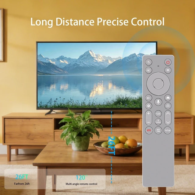 Alt view image 5 of 5 - RC933A FMB1 Replacement Voice Remote Compatible for TCL QM8K C89K C6K C7K