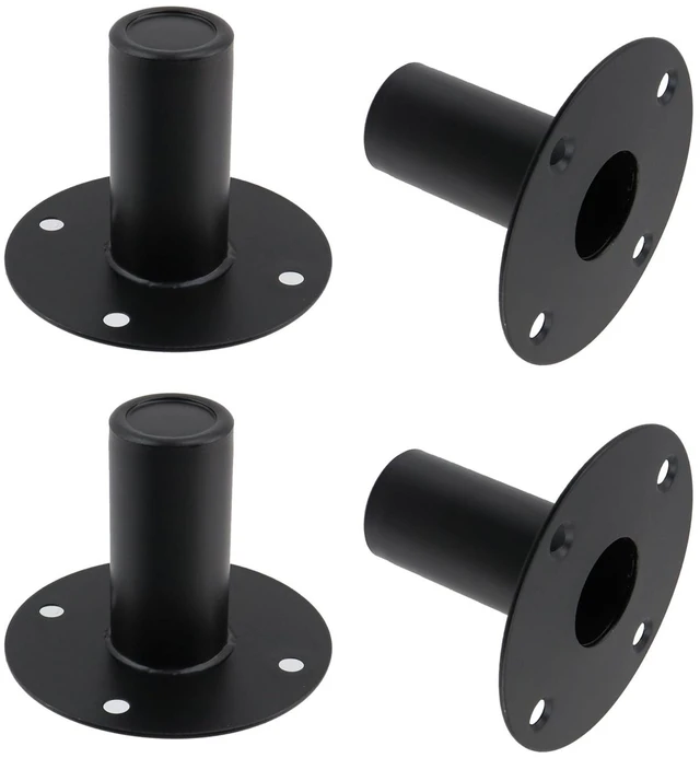 Main image of T Tulead Black Speaker Stand Top Hat, 4.21"3.27", 4PCS