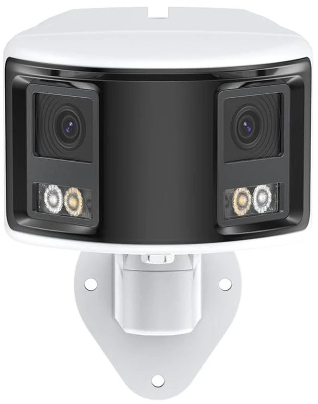 Main image of PAXVIGO 4K 8MP UHD Dua Lens Panoramic PoE IP Security Camera for Outdoor/Indoor Surveillance, Max. 256GB Storage, IP67, Color Night Vision, Microphone, Siren & Alarm, AI Humans & Vehicles-EBF810