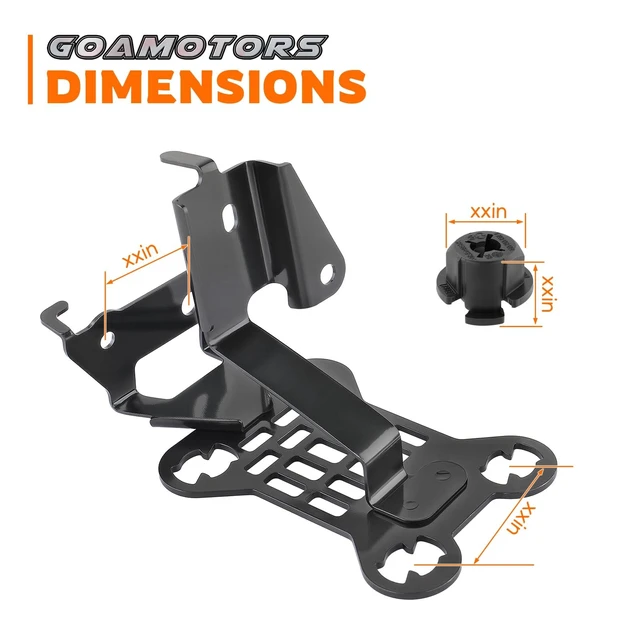 Alt view image 5 of 5 - GoaMotors Radar Bracket with Alignment Mounting Clip 36804-TBA-A10 Fit for Honda Civic 2019-2021