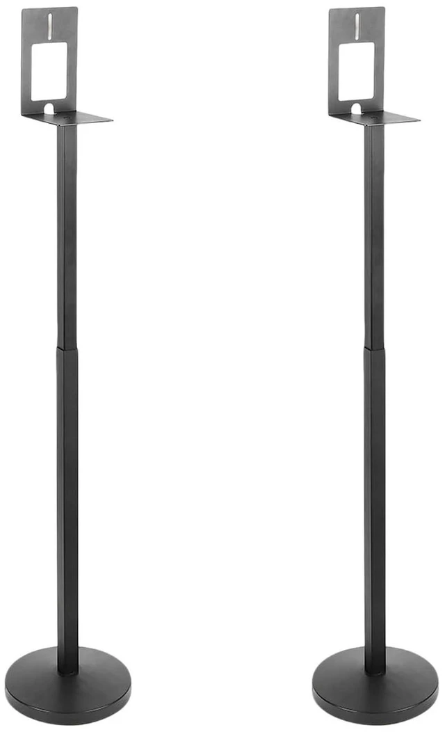 Main image of OCXLLEATLY Speaker Floor Stands Pair for Samsung Rear Speakers 9500S/Q990F/930F, Height Adjustable (31.5" to 51") Audio Bracket with Cable Management, Black