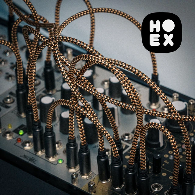 Alt view image 4 of 5 - OTTIMORE Premium Braided Eurorack Patch Cable Pack - Set of 20, 3.5mm 1/8 inch Mono, Gold-Plated Connectors (20cm, 40cm, 60cm, 90cm)
