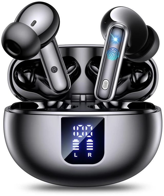 Main image of KYIOUA AI Real-Time Translation in-Ear Bluetooth Earbuds, Wireless in-Ear Earphones with Two-Way Interpreter, 188 Languages Supported, 36H Playtime, IP68 Waterproof for Sports Running