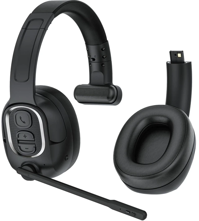 Main image of SENIKOS Trucker Bluetooth Headset with Flexible Boom Mic for Work