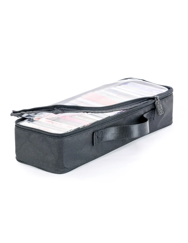 Alt view image 3 of 5 - Fydelity Audio Cassette Tape Carrying Case, Cassette Tape Storage Case 20pc