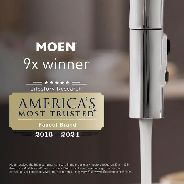 Alt view image 2 of 2 - Moen 61-F Donner Shower Rod Flange Set, Chrome