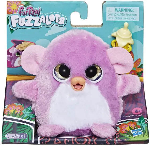 Alt view image 3 of 7 - FurReal Fuzzalots Monkey Color-Change Interactive Feeding Toy, Lights and Sounds, Ages 4 and up