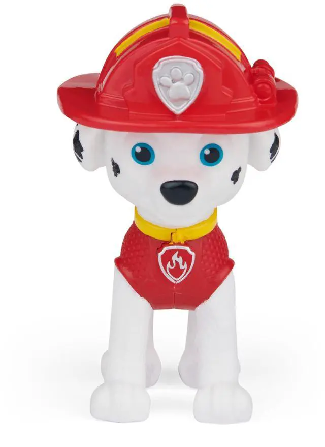 Alt view image 4 of 6 - Paw Patrol - Marshall Collectible Action Figure with Backpack Clip and 2 Projectiles, Toys for Kids Ages 3 and Up, Color (Spin Master 6060757)