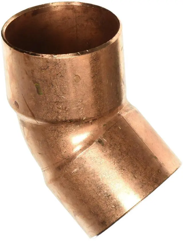 Alt view image 3 of 4 - Elbow, 45 Deg, 2 In, Wrot Copper