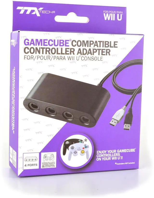 Alt view image 4 of 4 - 4 Port Gamecube Controller to Wii-U Adapter [TTX Tech]