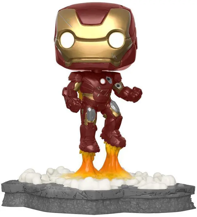 Alt view image 3 of 3 - Funko Pop! Deluxe, Marvel: Avengers Assemble Series - Iron Man, Amazon Exclusive, Figure 1 of 6