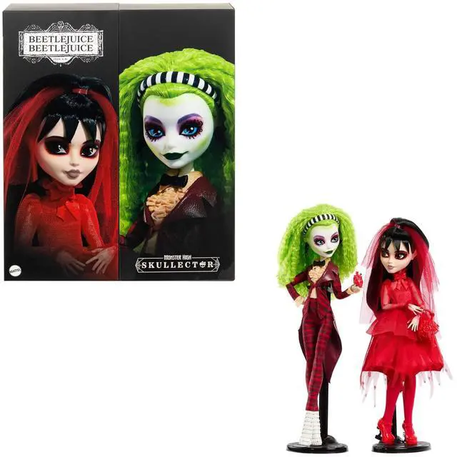 Main image of Monster High x Beetlejuice Beetlejuice & Lydia 2 Doll Boxed Set (Wedding)