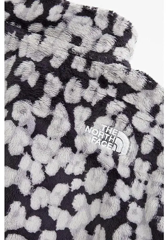 Alt view image 2 of 2 - The North Face Girls' Printed Osolita Full Zip Jacket - Vanadis Grey Leopard Print - XS