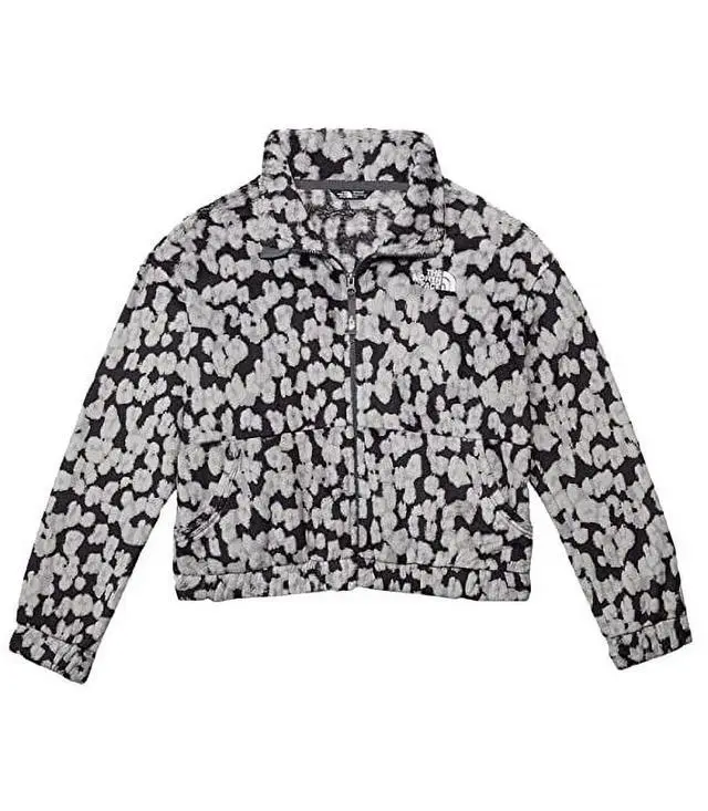 Main image of The North Face Girls' Printed Osolita Full Zip Jacket - Vanadis Grey Leopard Print - XS