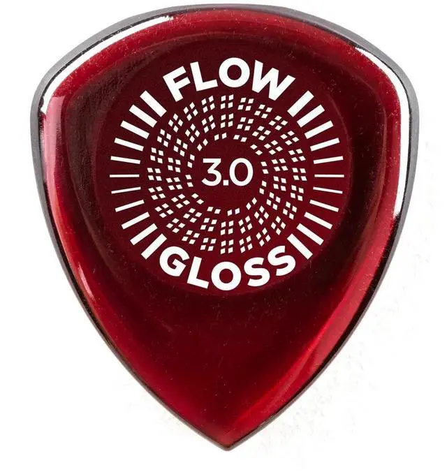 Alt view image 2 of 2 - Dunlop Guitar Picks FLOW Gloss 12 Pack Ultex 3.0mm